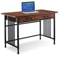 thumbnail image 3 of Bowery Hill Computer Desk in Mission Oak, 3 of 10