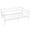 White, variant on Gymax Twin Size Metal Daybed Modern Platform Bed w/ Heavy-duty Metal Slat Support Black
