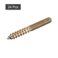thumbnail image 3 of Unique Bargains M6x50mm Hanger Bolts, 24 Pack Double Ended Thread Dowel Screws, 3 of 5