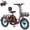 Orange, variant on MOONCOOL Foldable Electric Tricycle for Adults, 500W(Peak 1000W) Motor 48V 20Ah Battery, 20" Fat Tire Three Wheel Electric Bicycle