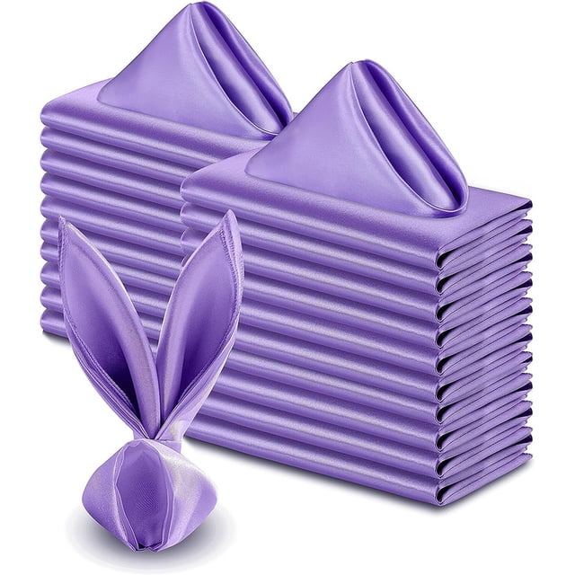 Baohd 20pieces Durable And Easy To Clean Table Napkins For Everyday Wide Application Square Table Napkin pink