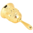 thumbnail image 2 of Fyydes Bar Handbell,Dinner Bell,Hand Bell Metal Crafts Innovative Reminder Home Decoration Zinc Alloy Golden European-Style, 2 of 8