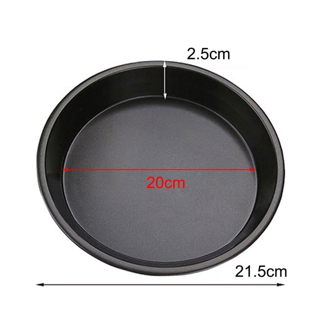 6-10In Microwave Oven Pan Chip Tray Dish Pizza Bacon Baking Non-Stick Cook Tray