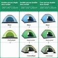thumbnail image 3 of Hand Throw Two Seconds Quick Open Automatic Tent Double Person Single Door Throw Tent 1-3 Person Outdoor Camping Throw Open Automatic Tent, 3 of 7