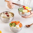 thumbnail image 5 of DEEPCRAFF Insulated Serving Bowl Stainless Steel Anti-fall Bowl for Home Use 1Pack, 5 of 5