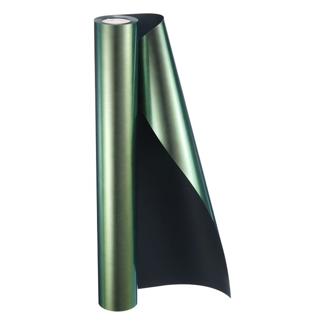 Unique Bargains Color Changing HTV Heat Transfer Vinyl 11.8" x 15ft PU Golden Charm Green for All Cutter Machine
