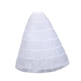 thumbnail image 3 of KLKCMS Bridal Crinoline Accessory Wedding Dress Petticoat for Banquet Party Cosplay 6 Hoop, 3 of 9