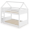 thumbnail image 2 of Christianne House Twin Bunkbed, White, 2 of 9