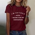 thumbnail image 2 of B91xZ T-shirts pour Femmes à Manches Courtes T-shirts à Col Rond T-shirts, 2 of 5