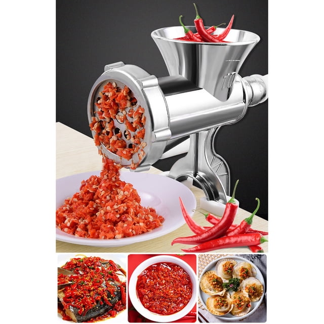 Yhmxh Kitchen Gadgets Cooking Gadgets Kitchen Gifts Home Made Sausage Filling and Sausage Making Machine Manual Chili Powder Grinder Meat Grinder Small Hand Cranked Machine meat grinder