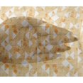 thumbnail image 4 of oneOone Viscose Chiffon Pale Orange Fabric Texture & Triangle Geometric Sewing Craft Projects Fabric Prints By Yard 42 Inch Wide, 4 of 4