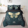 thumbnail image 2 of YST Boho Butterfly Bedding Comforter Set, 7-Piece, Floral and Butterfly Theme, King Size, 2 of 4