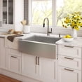 thumbnail image 2 of Kraus 30" Farmhouse Single Bowl Stainless Steel Kitchen Sink with Soundproofing, 2 of 5