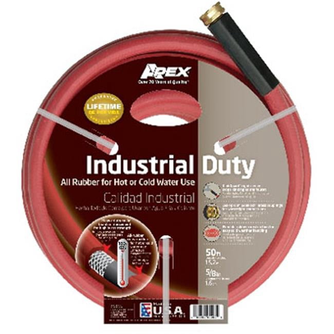 Apex 8695-50 0.63 in. x 50 ft. Red Industrial Rubber Hose