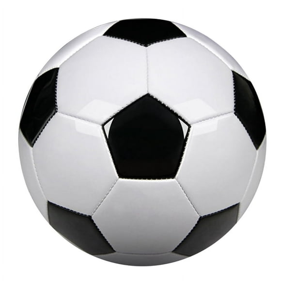 SNNROO Size 5 Professional Training Soccer Balls PU Leather Black White Football Soccer Balls Goal Team Atch Training Balls
