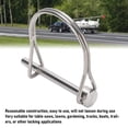 thumbnail image 3 of Trailer Coupler Pin, Stainless Steel Shaft Locking Pin Sturdy Trailer Hitch Security Lock Set Simple Fixing and Removal Multifunction Trailer Pin Locking Pin for Gardening Lawn, 3 of 7
