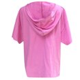thumbnail image 5 of Mode Femme Décontractée Manches Courtes Col en V Imprimé Lettre T-Shirt Blouse, 5 of 5