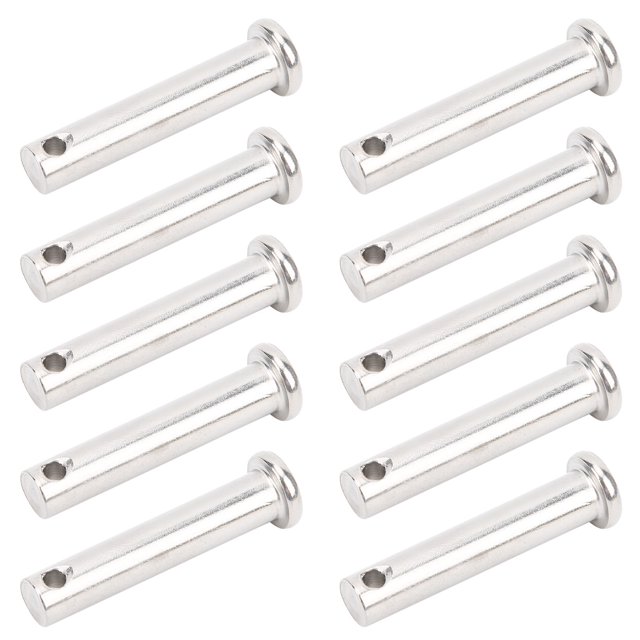 Flat Head Clevis Pins,10Pcs Round Clevis Pins Stainless Steel Clevis Pins Round Clevis Pins Optimized for Excellence
