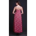 thumbnail image 2 of Bimba Robe Longue Maxi Bohème à Bretelles Sans Manches Imprimée Florale pour Femme - Petit, 2 of 6