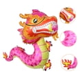 thumbnail image 4 of Minkissy 5Pcs New Year Balloons Decorations In Pink And Green For Party Organizers Celebrations, 4 of 8