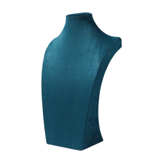 KLKCMS Necklace Display Stand Display Necklace Mannequin for Business Selling Green 40cm Height