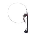 thumbnail image 3 of Milaget Cat Stick Toys Teaser Rod Pet Feather Toy for Exercise Playing IQ Training Grey mouse, 3 of 9