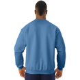 thumbnail image 3 of Jerzees Mens NuBlend Super Sweats Crew Sweatshirt, L, Maroon, 3 of 7