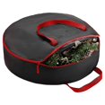 thumbnail image 3 of jinwen 201D Container Storage Bag Heavy Duty Cloth Cloth with Handles Rectangle Closure Black-1 60x18cm, 3 of 7