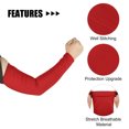 thumbnail image 3 of Unique Bargains 1 Pair Reduce Joint Pain Arm Elbow Compression Sleeve XL Size Red, 3 of 7