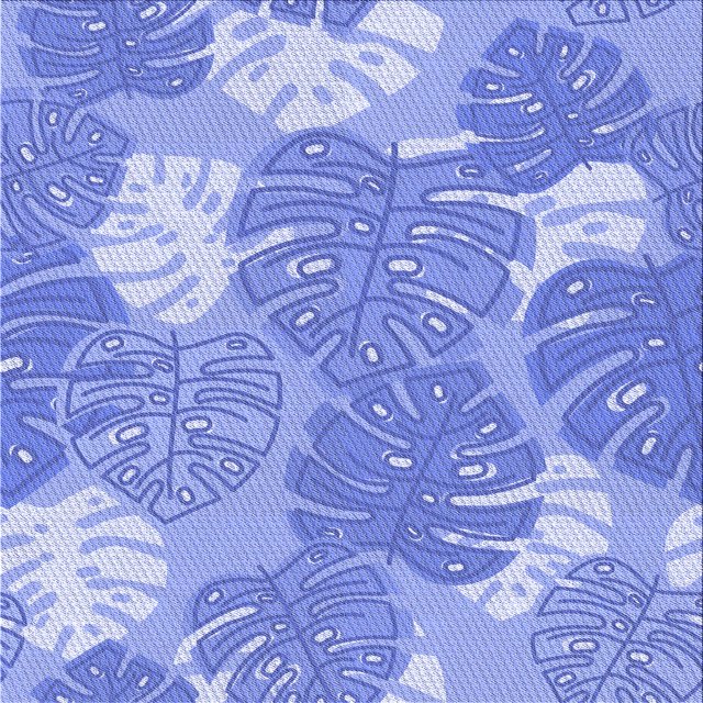 Ahgly Company Machine Washable Indoor Square Transitional Blue Ribbon Blue Area Rugs, 4' Square