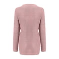 thumbnail image 4 of EGNMCR Chandail à Col Rond pour Femmes, Chandail pour Femmes Mode Décontractée Manches Longues Couleur Unie Chandail à Manches pour Femmes, 4 of 6