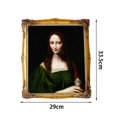 thumbnail image 2 of Retro Gold Rectangle Polyresin Picture gallery. Record the Display Frame 24x29cm Photo, 2 of 9