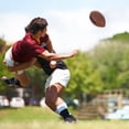 thumbnail image 3 of BRIGHTFUFU 1 Pcs Ballon de Rugby Ovale Couleurs Assorties pour Entraînement des Amateurs de Sports de Rugby, 3 of 8