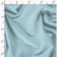 thumbnail image 2 of Soimoi Blue polyester Crepe Fabric Abstracts Abstract Printed Fabric 1 Yard 42 Inch Wide, 2 of 6