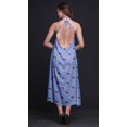thumbnail image 3 of Bimba Robe Longue Dos Nu Géométrique Décontractée pour Femmes Robe de Plage Imprimée-TTG, 3 of 6