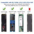 thumbnail image 2 of CUITING All-in-One M.2 NVMe/SATA SSD Enclosure & USB Hub Solution for Data Backup and Device Connectivity, 2 of 8