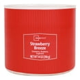 thumbnail image 2 of Mainstays 3-Wick Textured Wrapped Strawberry Scented Candle, 14 oz, 2 of 6