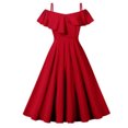 thumbnail image 1 of Ovzne Robes d'Été pour Femmes 2025 Robe pour Femme Mode Décontractée Imprimée Été Grand Ourlet Sans Manches Robe Femmes Liquidation, 1 of 2