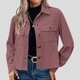 thumbnail image 2 of WRKEKC Corduroy Puffer Vest Toggle Front Crop Top Y2K Revival Fall Layer Plus Size Available Pink M, 2 of 7