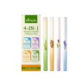 thumbnail image 1 of 6ml 4 In 1 Diffusion Pen Diffuser Pen for Energy Sleep Liver & Lung Support Lung Cleanse Plant Based (4 Stick) (4PCS)Makeup Organizers, 1 of 8