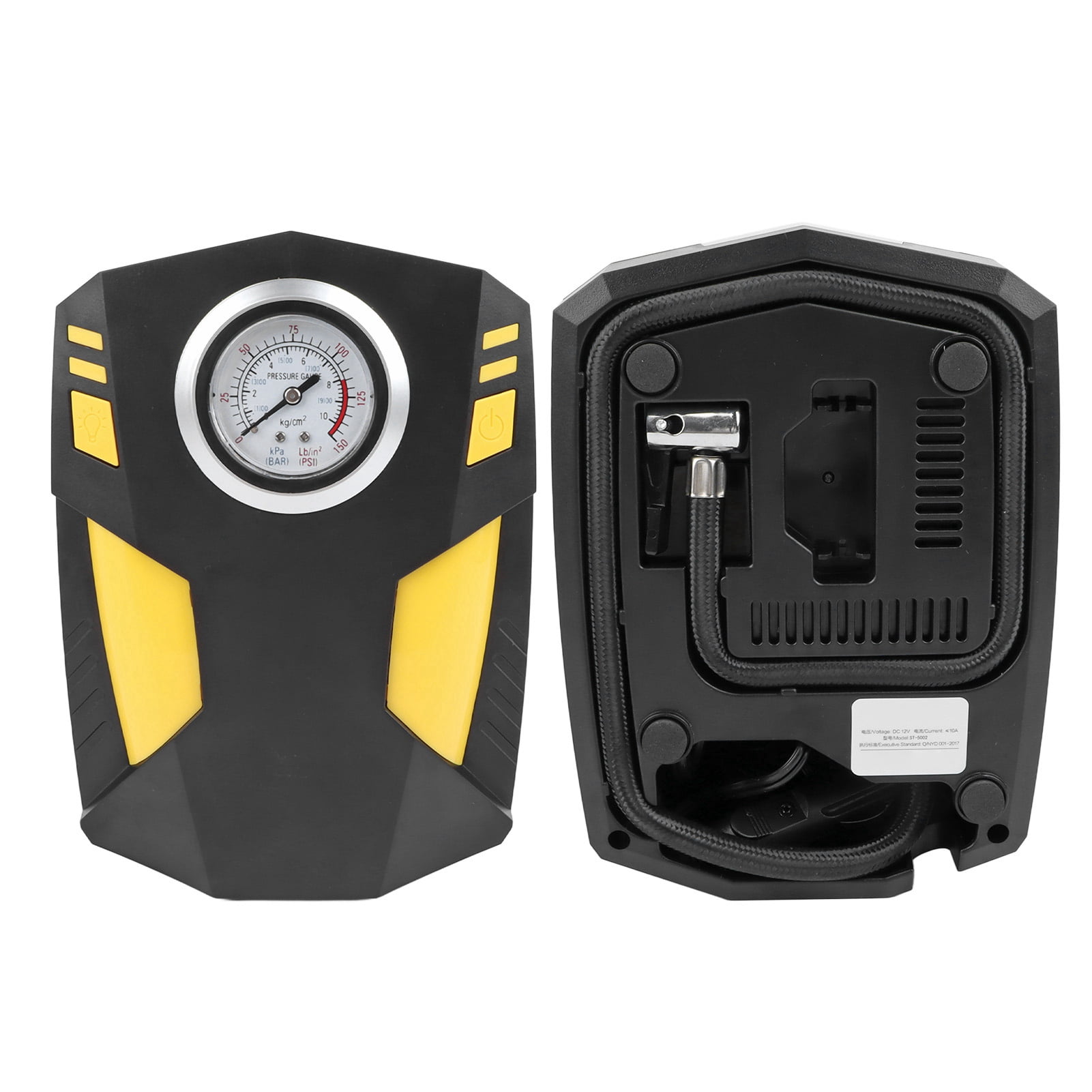 Tire Pump, Car Tire Inflator Portable Pointer Model Multifunctional  for Vehicle