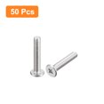 thumbnail image 3 of Unique Bargains M3x0.5x16mm 50Pack Metal Flat Round Head Screws Phillips Drive Machine Bolt, 3 of 5