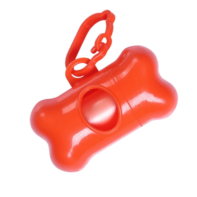 Bone Shape Pet Waste Bag Dispenser Portable Dog Poop Holder Outdoor Garbage Organizer Leakproof Durable Poop Bags for Dogs