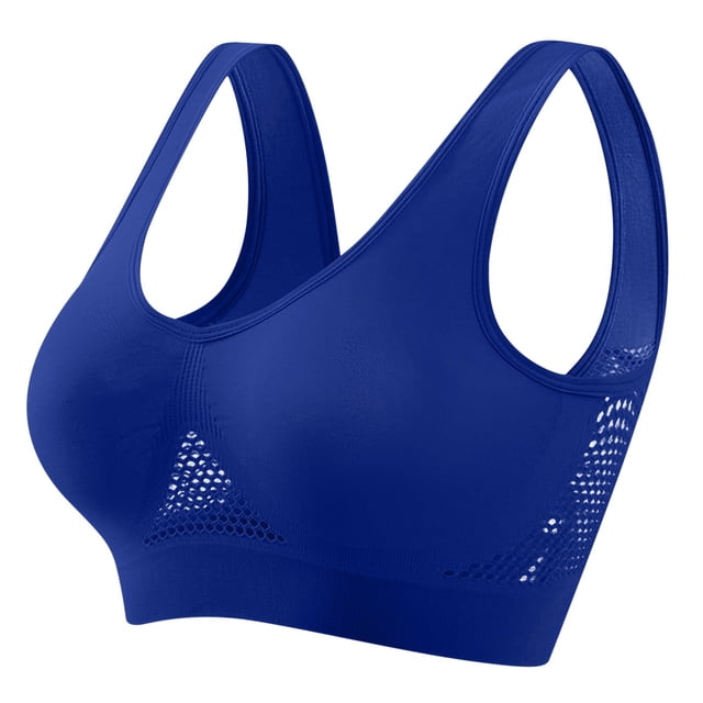 Posijego Sports Bra for Women Non-slip High Impact Wireless Bra Plus Size Workout Running Support Bras