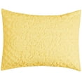 thumbnail image 2 of Better Trends BSTRDOYE Trevor Full & Double 100 Percent Cotton Tufted Chenille Medallion Design Bedspread Set, Yellow, 2 of 3