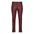 thumbnail image 3 of EGNMCR Pantalon Léger pour Homme, Pantalon Cargo Homme, Pantalon en Lin Homme Pantalon Décontracté Punk Rétro Gothique pour Homme Pantalon en Cuir Décontracté Uni Pantalon Pleine Longueur Homme Pantalon, 3 of 5