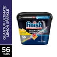 thumbnail image 1 of Détergent Pour Lave-Vaisselle Finish, Quantum Ultimate, Citron, 56 Comprimés, 1 of 9
