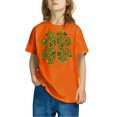 thumbnail image 2 of FAIWAD Hauts pour Enfants Garçons Filles Manches Courtes T-Shirt Graphique de la Saint-Patrick Trèfle Mignon Décontracté Col Rond, 2 of 4