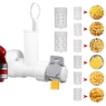 thumbnail image 1 of QUTETN Pasta Press Attachment 6 in 1 Pasta Maker Set for KitchenAid Stand Mixer  White, 1 of 10