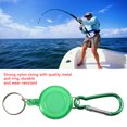 thumbnail image 3 of Fly Fishing Zinger Retractor, 3Pcs Retractable Reel Holder Wear  Durable Nylon Cord Stopper Retractable  Reel Holder Key Chain Fly Fishing Tool, 3 of 8